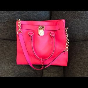 Michael Kors large saffiano leather Hamilton tote